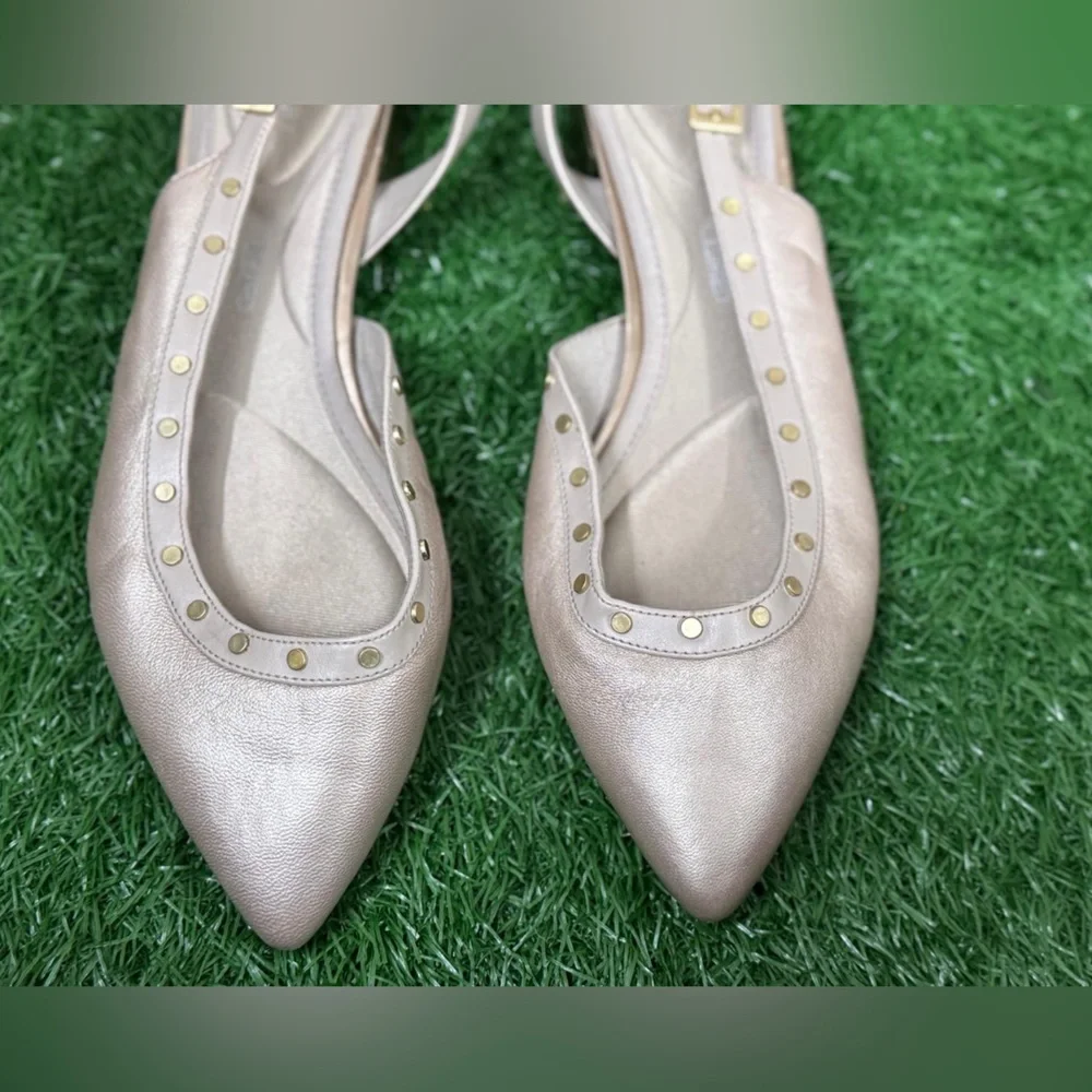 Rockport Elegant Gold Slingback Flats‎ Size 8.5